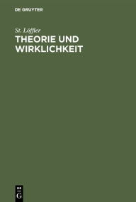 Title: Theorie und Wirklichkeit: Bei Triebwerken und Bremsen / Edition 1, Author: St. Löffler