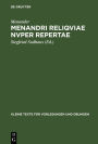 Menandri reliqviae nvper repertae