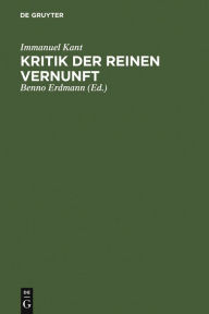 Title: Kritik der reinen Vernunft: [Hauptband], Author: Immanuel Kant