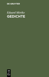 Title: Gedichte, Author: Eduard Mörike