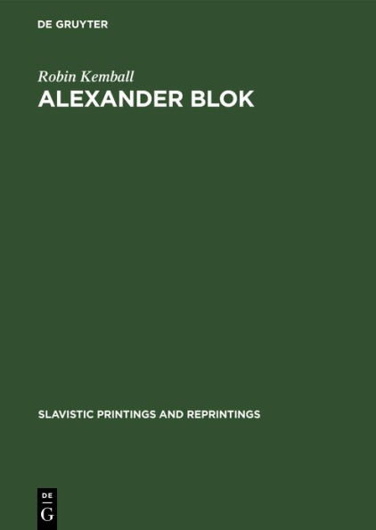 Alexander Blok: A study in rhythm and metre