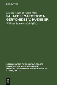 Title: Palaeosemaeostoma geryonides v. Huene sp.: Eine sessile Meduse aus dem Dogger von Wehingen in Württemberg und Medusina liasica nov. sp., eine coronatenähnliche Meduse aus dem mittleren Lias von Hechingen in Württemberg, Author: Ludwig Rüger