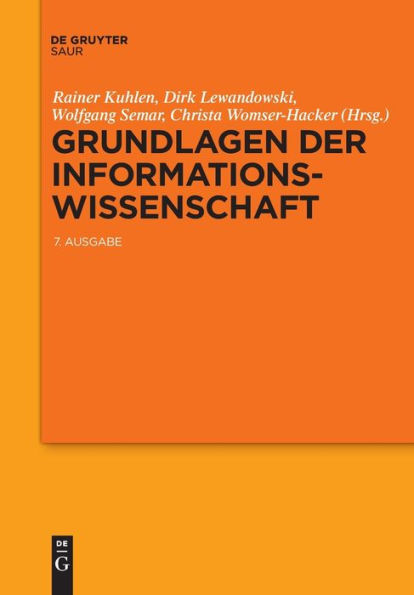 Grundlagen der Informationswissenschaft