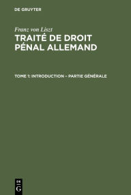 Title: Introduction - Partie Générale, Author: Franz von Liszt