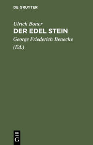 Title: Der Edel Stein, Author: Ulrich Boner