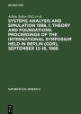 Systems Analysis and Simulation 1988, I: Theory and Foundations. Proceedings of the International Symposium held in Berlin (GDR), September 12-16, 1988