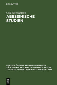 Title: Abessinische Studien, Author: Carl Brockelmann