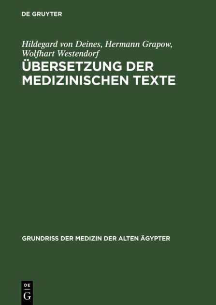 Bersetzung Der Medizinischen Texte: Erl Uterungen By Hildegard Von ...