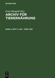 Title: Jan. - Febr. 1953, Author: Akademie der Landwirtschaftswissenschaften der Deutschen Demokratischen Republik