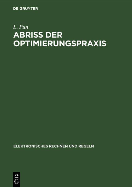 Abriss der Optimierungspraxis