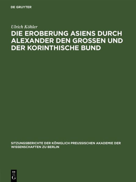Die Eroberung Asiens durch Alexander den Grossen und der korinthische Bund: [3. Februar]