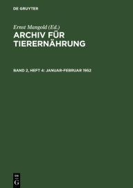 Title: Januar-Februar 1952, Author: Akademie der Landwirtschaftswissenschaften der Deutschen Demokratischen Republik