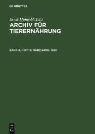Title: März/April 1952, Author: Akademie der Landwirtschaftswissenschaften der Deutschen Demokratischen Republik