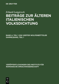 Title: Ein vierter Wolfenbütteler Sammelband, Teil 1, Author: Erhard Lomatzsch