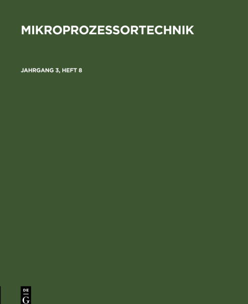 MP. Jahrgang 3, Heft 8