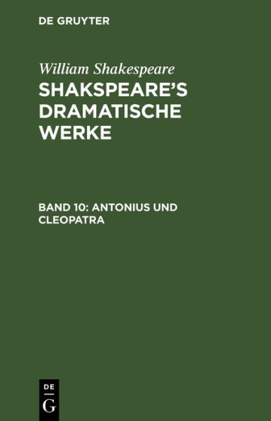 Antonius Und Cleopatra