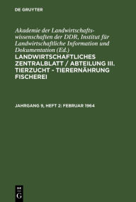 Title: Februar 1964, Author: Akademie der Landwirtschaftswissenschaften der DDR