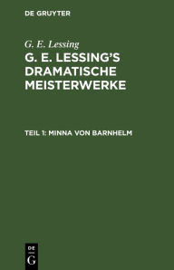 Title: Minna von Barnhelm, Author: G. E. Lessing