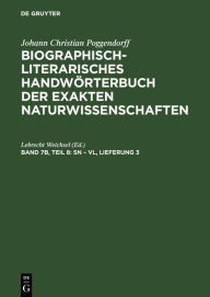 Title: Sn - Vl, Lieferung 3, Author: Lebrecht Weichsel