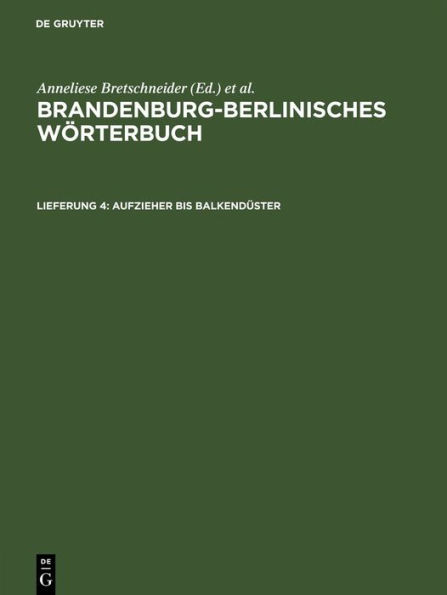 Aufzieher bis balkendüster