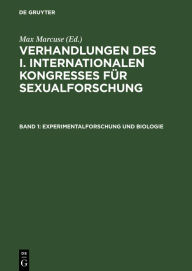 Title: Experimentalforschung und Biologie, Author: Max Marcuse