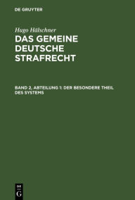 Title: Der besondere Theil des Systems, Author: Hugo Hälschner