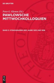 Title: Stenogramme der Jahre 1935 und 1936, Author: Peter G. Klemm