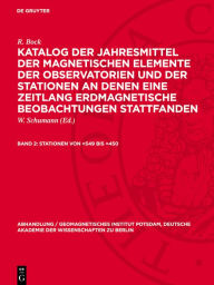 Title: Stationen von +549 bis +450, Author: W Schumann