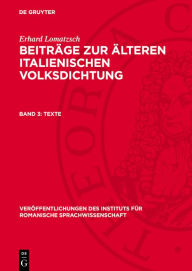 Title: Texte, Author: Erhard Lomatzsch