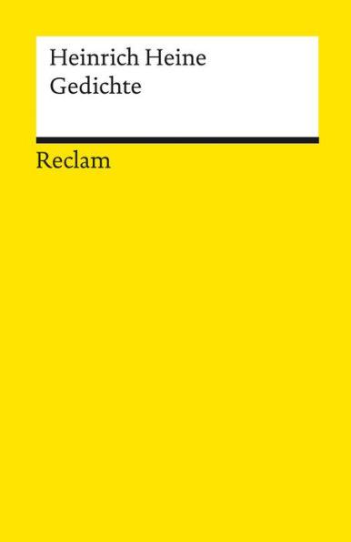 Gedichte: Reclams Universal-Bibliothek