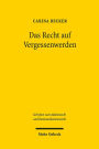 Das Recht auf Vergessenwerden