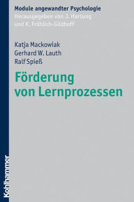 Title: Förderung von Lernprozessen, Author: Katja Mackowiak