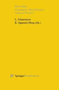 Title: Gesammelte Abhandlungen III - Collected Works III, Author: Hans Hahn