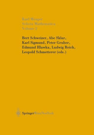 Title: Selecta Mathematica II / Edition 1, Author: Karl Menger