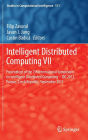 Intelligent Distributed Computing VII: Proceedings of the 7th International Symposium on Intelligent Distributed Computing - IDC 2013, Prague, Czech Republic, September 2013