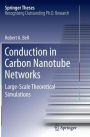 Conduction in Carbon Nanotube Networks: Large-Scale Theoretical Simulations