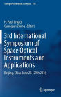 3rd International Symposium of Space Optical Instruments and Applications: Beijing, China June 26 - 29th 2016