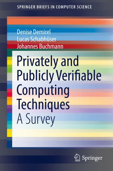 Privately and Publicly Verifiable Computing Techniques: A Survey