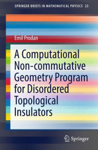 Title: A Computational Non-commutative Geometry Program for Disordered Topological Insulators, Author: Emil Prodan