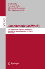 Combinatorics on Words: 11th International Conference, WORDS 2017, Montréal, QC, Canada, September 11-15, 2017, Proceedings