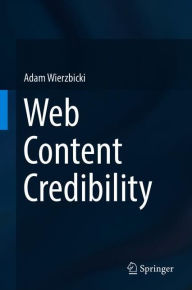 Title: Web Content Credibility, Author: Adam Wierzbicki