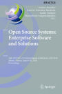 Open Source Systems: Enterprise Software and Solutions: 14th IFIP WG 2.13 International Conference, OSS 2018, Athens, Greece, June 8-10, 2018, Proceedings