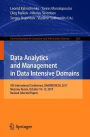 Data Analytics and Management in Data Intensive Domains: XIX International Conference, DAMDID/RCDL 2017, Moscow, Russia, October 10-13, 2017, Revised Selected Papers