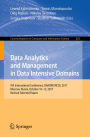 Data Analytics and Management in Data Intensive Domains: XIX International Conference, DAMDID/RCDL 2017, Moscow, Russia, October 10-13, 2017, Revised Selected Papers
