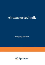 Title: Abwassertechnik, Author: W. Hosang