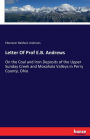 Letter Of Prof E.B. Andrews