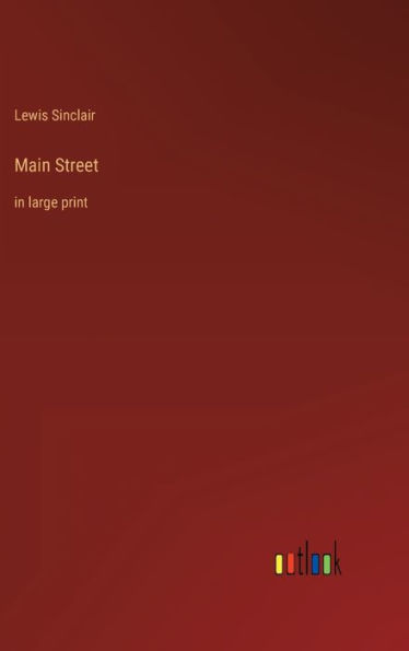 Main Street: in large print