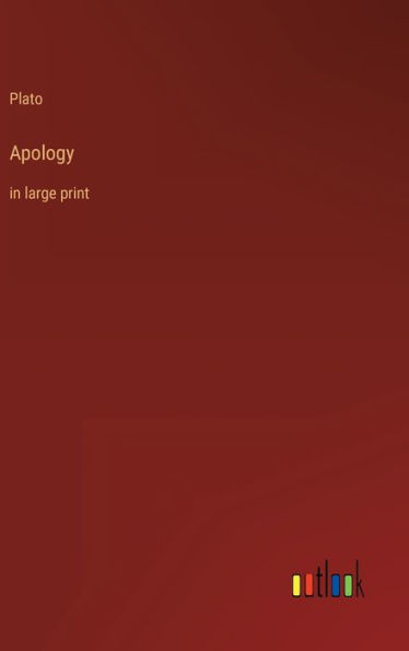 Apology: in large print