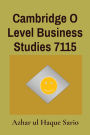 Cambridge O Level Business Studies 7115 Third Edition
