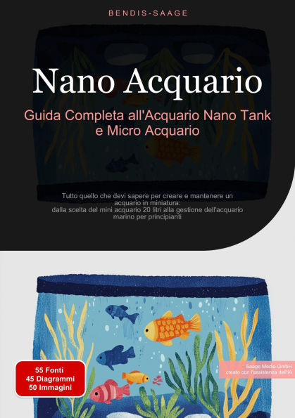 Nano Acquario: Guida Completa all'Acquario Nano Tank e Micro Acquario: Tutto quello che devi sapere per creare e mantenere un acquario in miniatura: dalla scelta del mini acquario 20 litri alla gestione dell'acquario marino per principianti